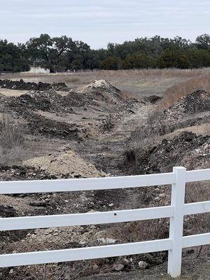 Drainage during construction