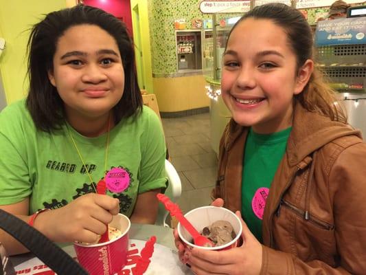 We love to get the Menchie's after an awesome night out