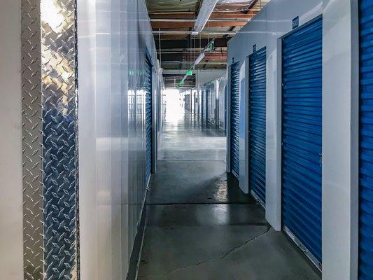 interior hallway self storage units