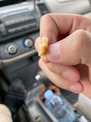 Rubber band that was found in kolache