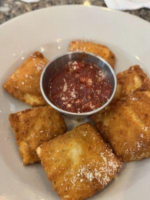 Fried ravioli