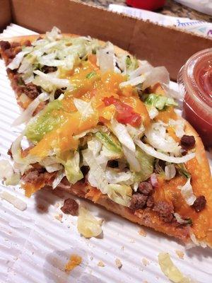 Taco pizza