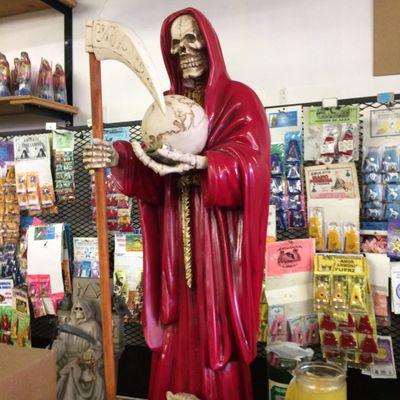 Red Santa Muerte