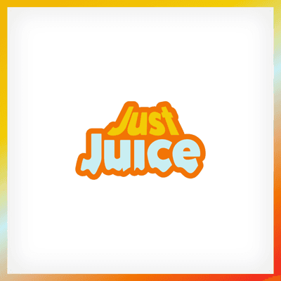 Logo design for Just Juice, an all-natural juice company.