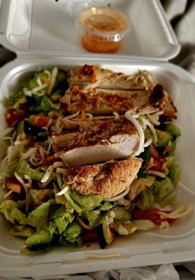 Grilled chicken salad