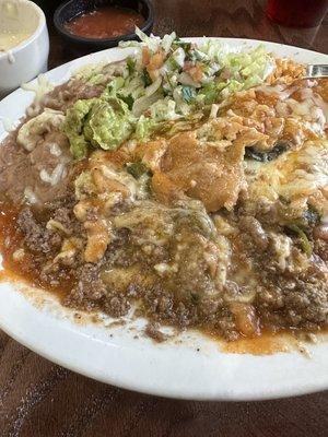 Beef chili relleno