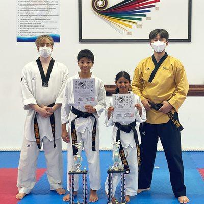 New black belt who challenges from Austin, Texas