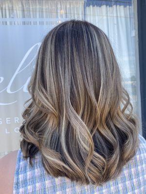 Balayage highlights