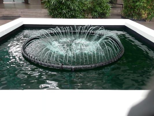 Fountain inside the DDS building