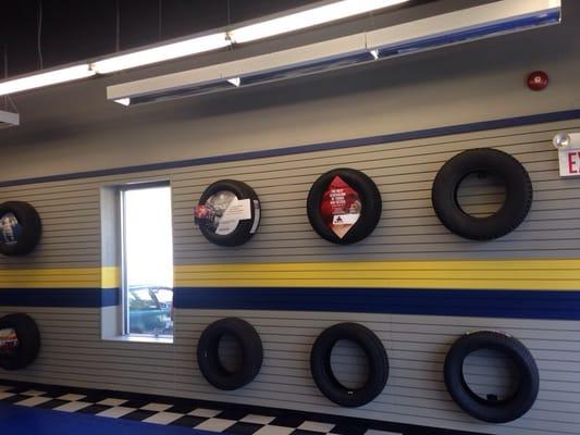 Clean Tire display