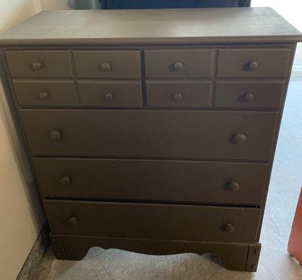 $14!!! Why BUY when you can DIY?!?!? Gonna paint it black and change the drawer pulls...