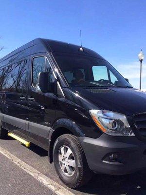 This Sprinter mini-bus good for a small group of travelers!