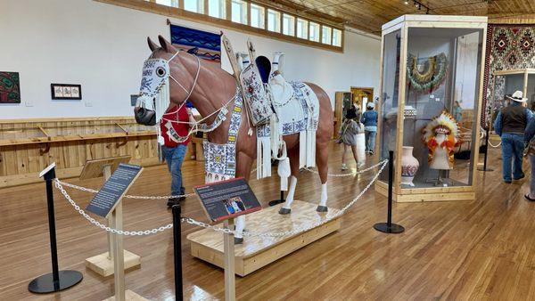 Beaded horse