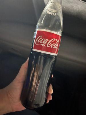 No Diet Coke, lol... just real deal Coca Cola made with sugar cane.