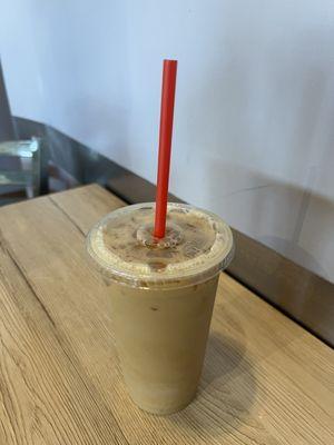 Iced caramel coffee