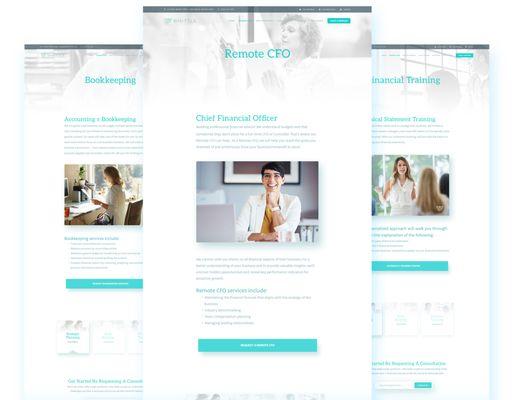 Whittle Strategies Landing Page Design