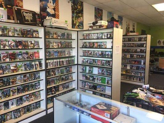 Video game collections new gen and old school