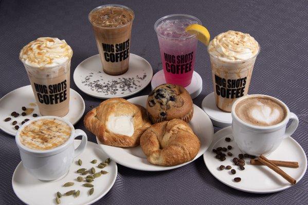 Barista crafted specialty drinks and delicious pastries!