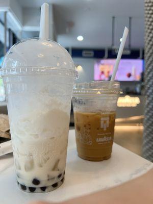 Tropical Boba, coconut latte