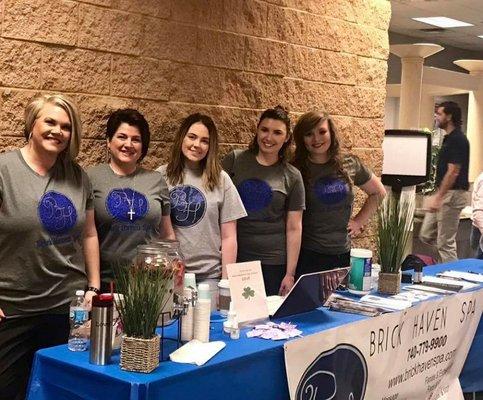 Just a few of our team members representing us at the annual health fair held at Pickaway Ross career center.