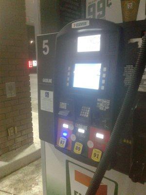 Clean gas pumps a plus!!