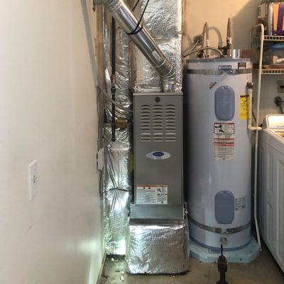 Gas Furnace- Unconditioned Laundry Room