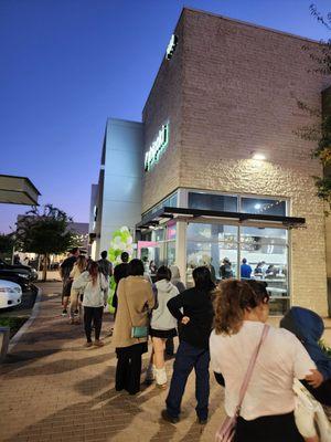 Grand opening line out the door