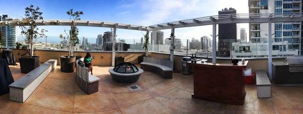 downtown San Diego rooftop