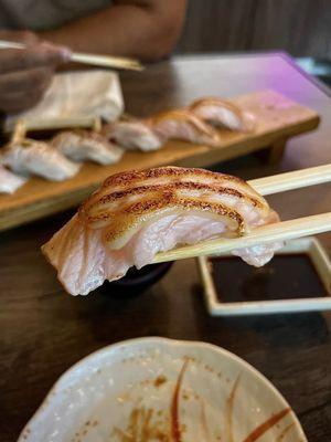 Aburi miso salmon. Also delicious!