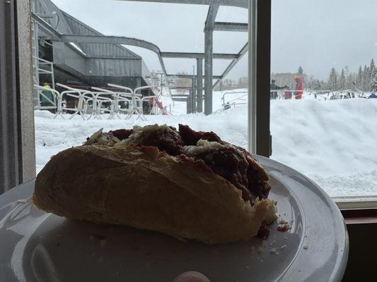 Lunch w Acheson. Telluride, CO. 1/24