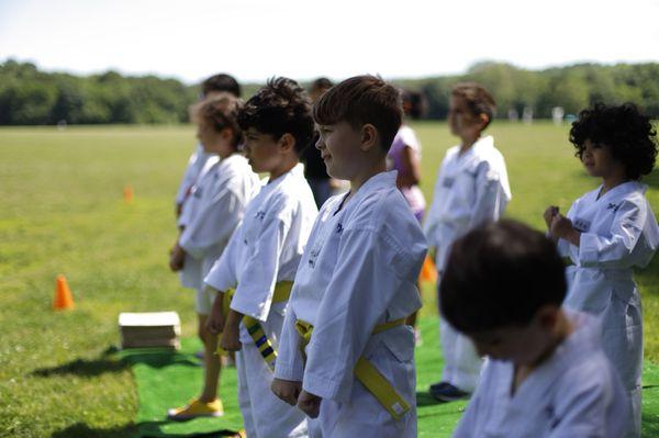 Taekwondo at the park