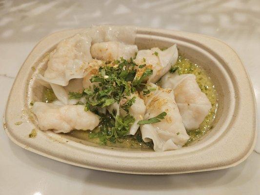 Shrimp Dumplings with Lime Chili Sauce