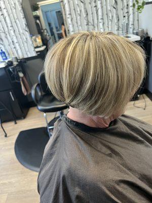 Hilights and cut by Ashley