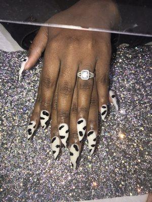 Cow prints Nail Set