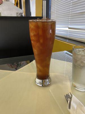 Iced tea but has some spice in it. I think it was Chi but not a fan