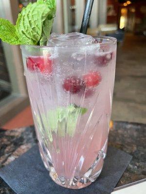 Cranberry mojito