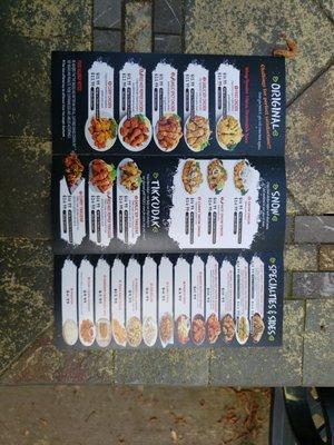 Menu for CM Chicken