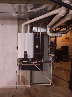 New tankless water heater