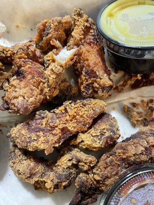 Over cooked and dry chicken tenders