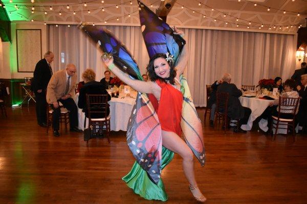 Holiday Party bellydancer