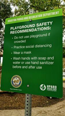 Playground Sign