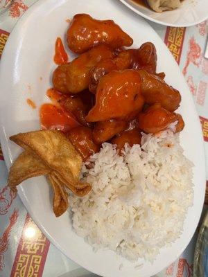 Orange Chicken lunch special