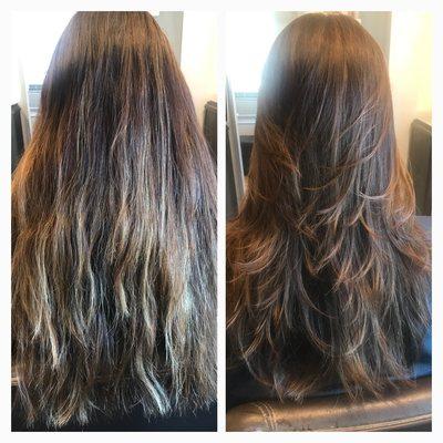 Before and after by Hilary