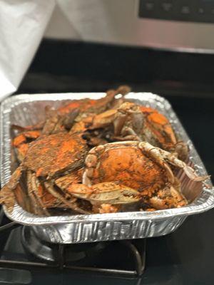 Crabs fully flavored