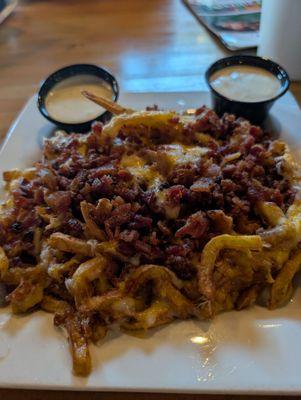 Bacon cheese fries