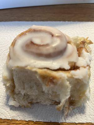 OMG this cinnamon roll was definitely made with love.