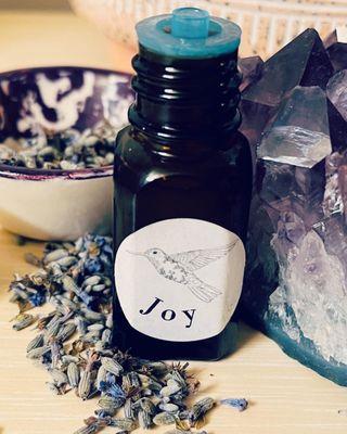 One of our intentional essential oil blends is JOY~ citrus and lavender to calm & uplift! Included with treatment.