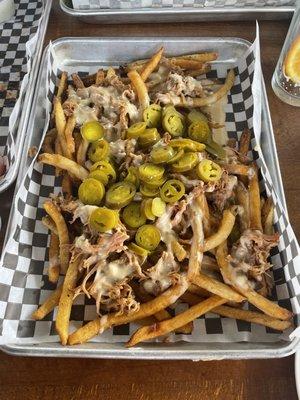 Brisket loaded fries.