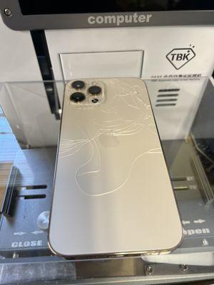 IPhone 12 Pro Max back glass replacement (Using laser technology)