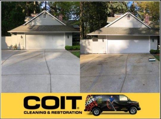 The COIT Difference For Concrete Driveway Cleaning